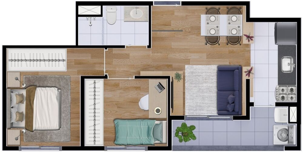 Apartamento, 2 quartos, 41 m² - Foto 22