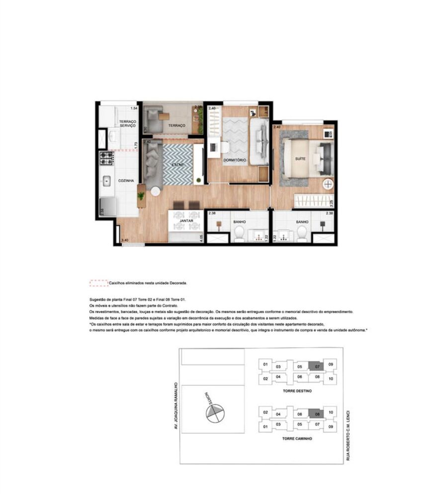 Apartamento à venda com 3 quartos, 59m² - Foto 12