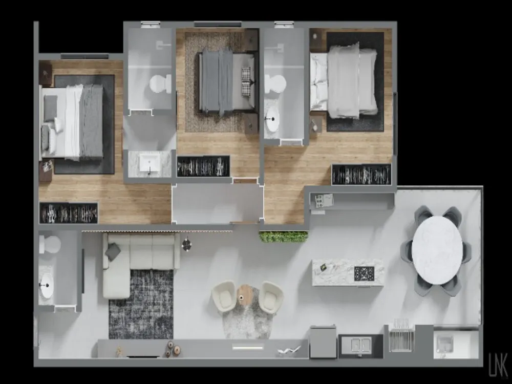 Apartamento, 2 quartos, 100 m² - Foto 16