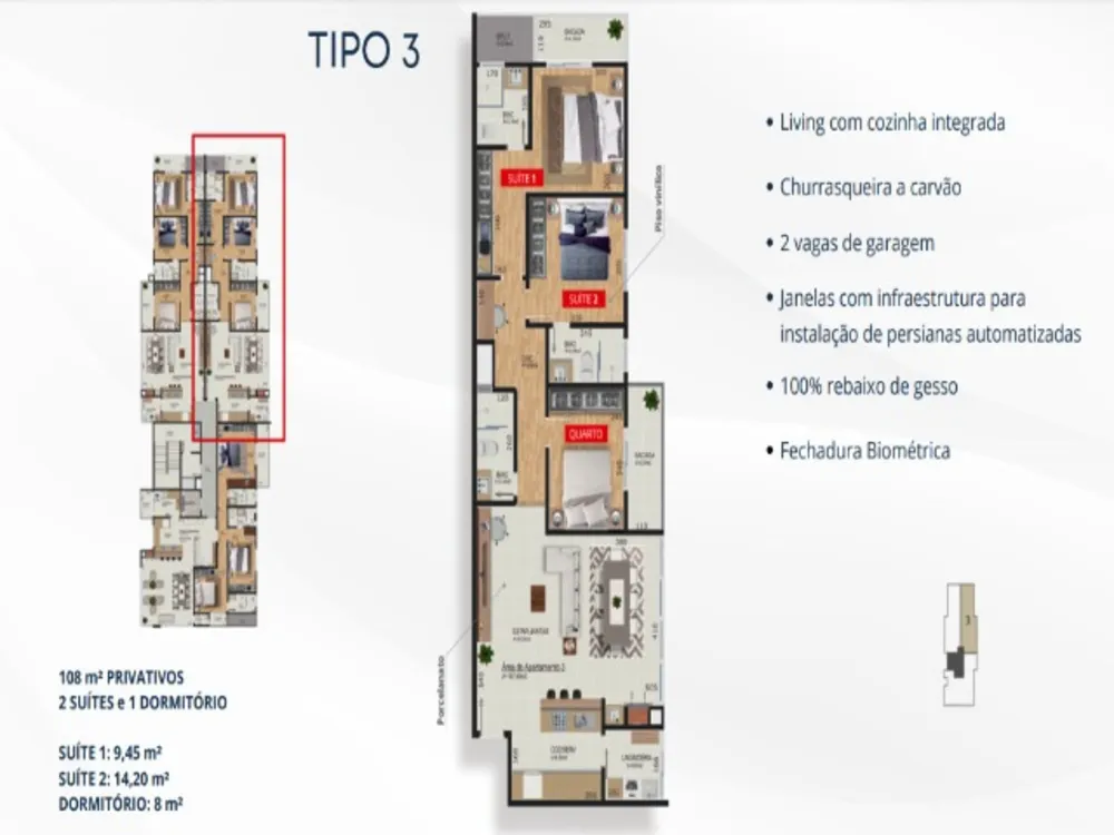 Apartamento, 2 quartos, 108 m² - Foto 7