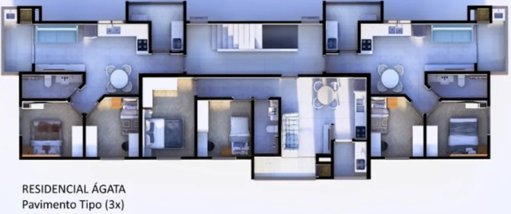 Apartamento, 2 quartos, 56 m² - Foto 1