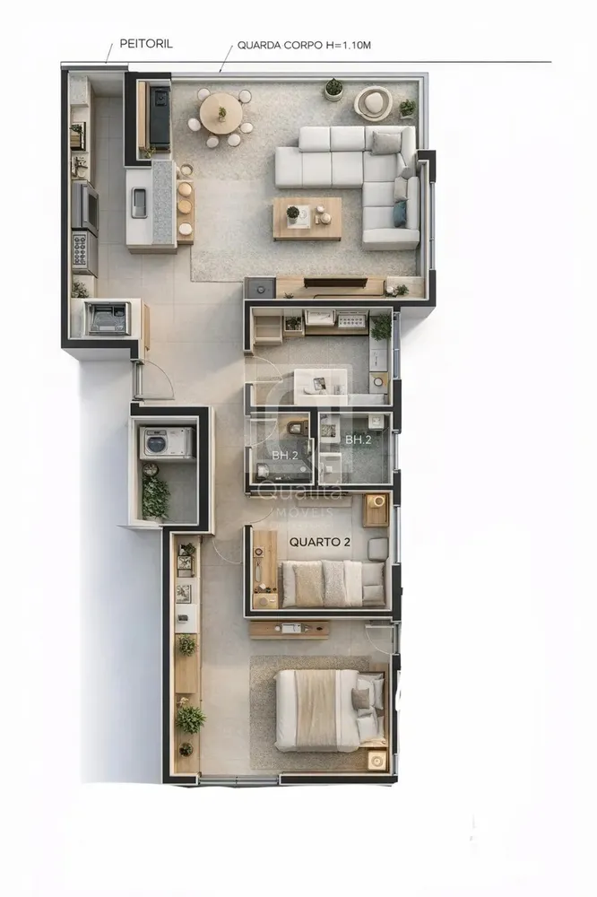 Apartamento, 3 quartos, 112 m² - Foto 9