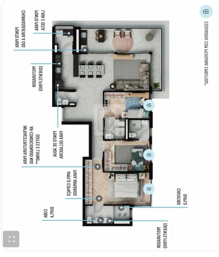 Apartamento, 3 quartos, 112 m² - Foto 7