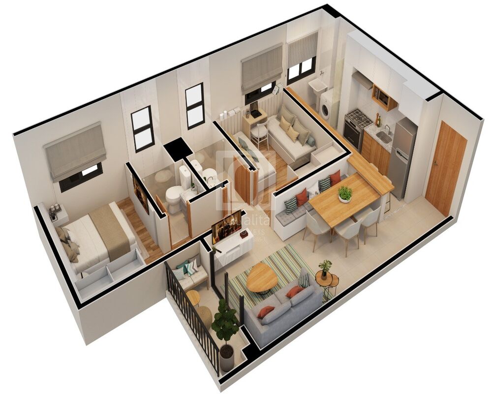 Apartamento à venda com 2 quartos, 55m² - Foto 6