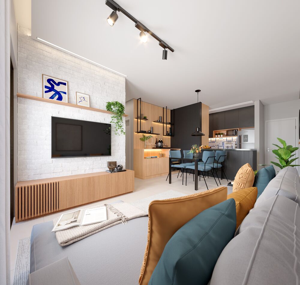 Apartamento à venda com 2 quartos, 76m² - Foto 1
