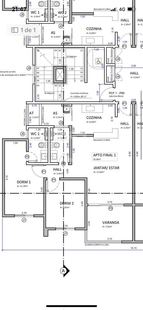 Apartamento à venda com 2 quartos, 76m² - Foto 13