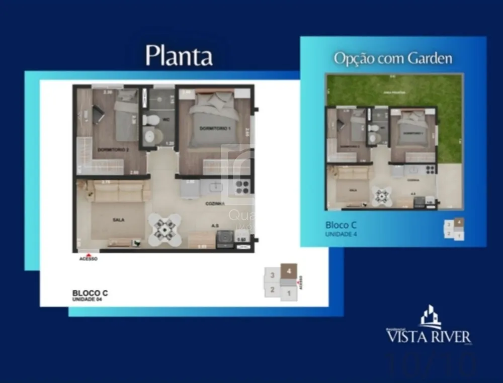 Apartamento, 2 quartos, 42 m² - Foto 1