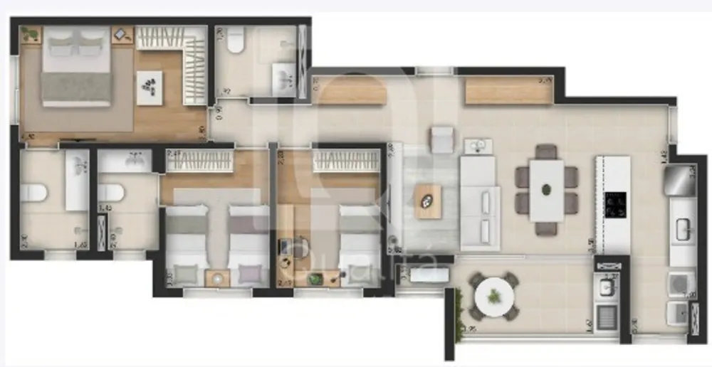 Apartamento, 2 quartos, 99 m² - Foto 4