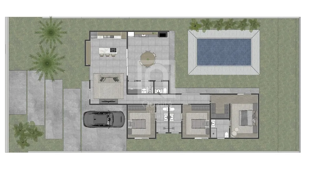 Casa de Condomínio, 3 quartos - Foto 3