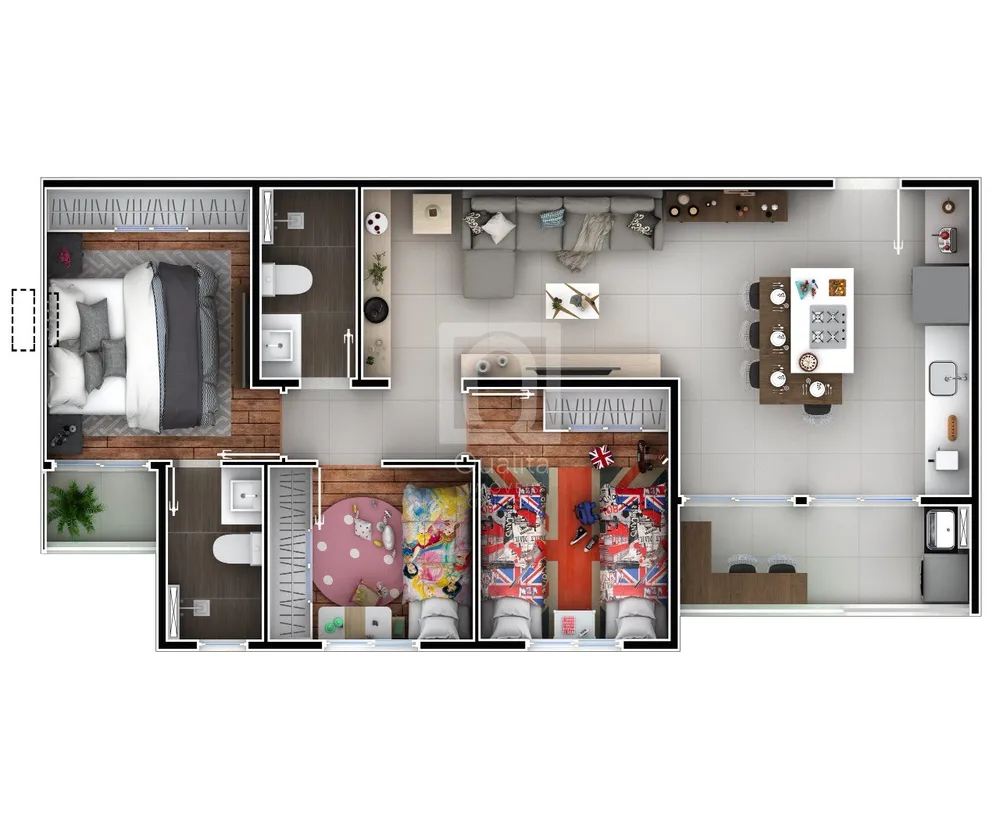 Apartamento, 3 quartos, 69 m² - Foto 12