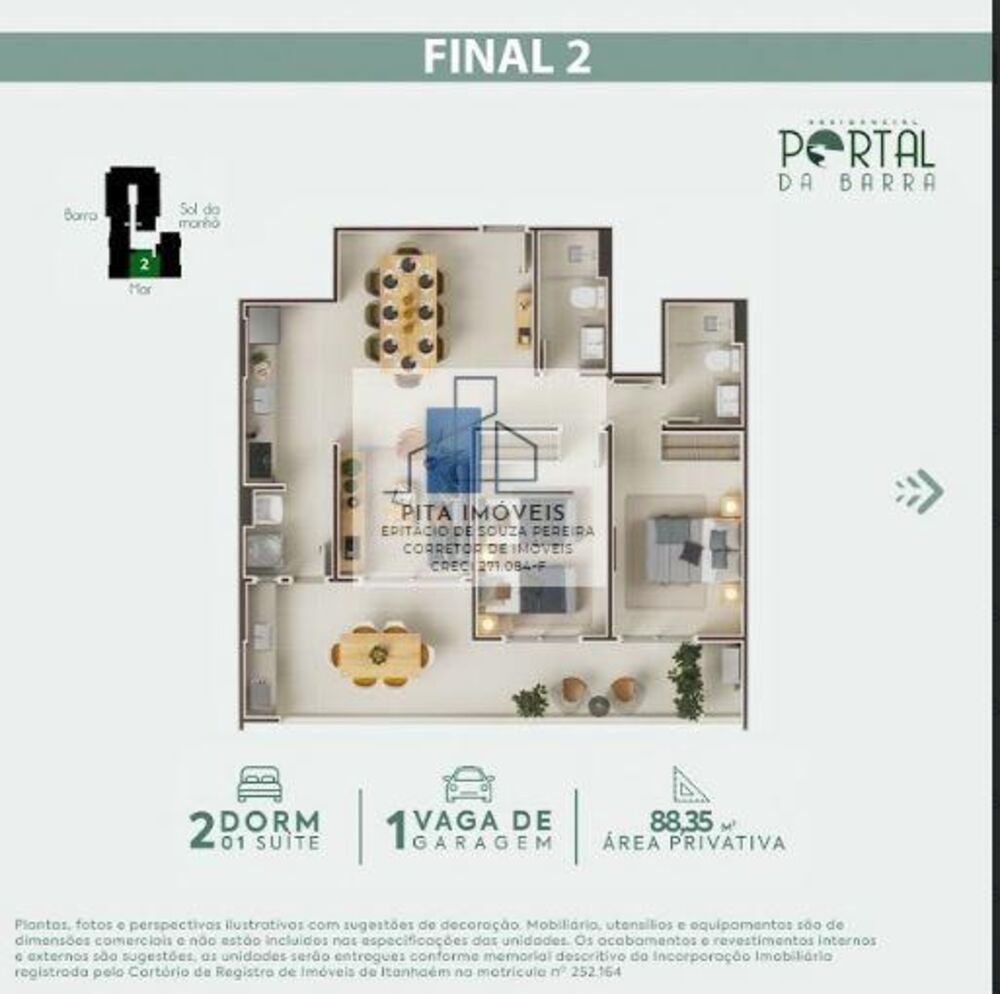 Apartamento, 2 quartos, 71 m² - Foto 1
