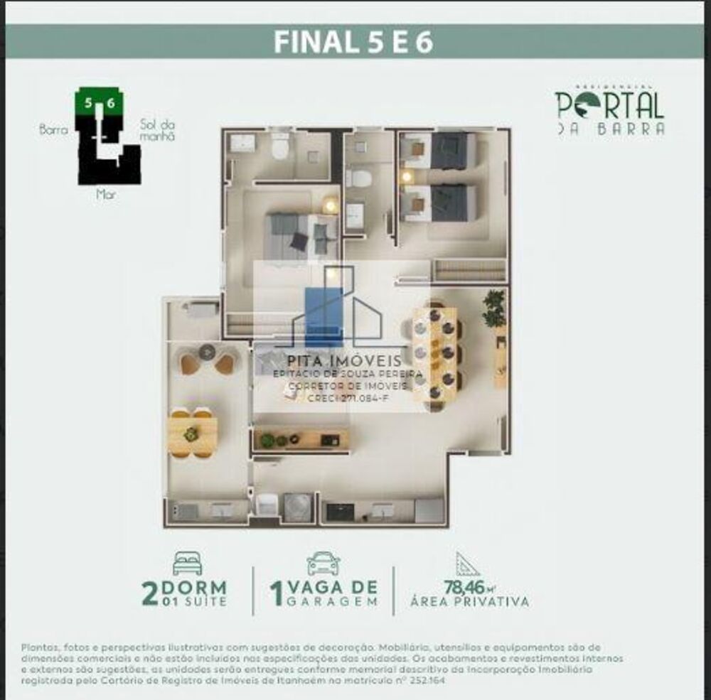 Apartamento, 2 quartos, 71 m² - Foto 13