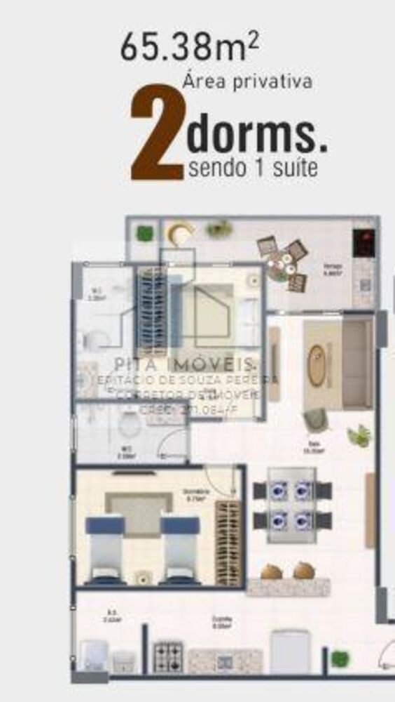 Apartamento, 2 quartos, 65 m² - Foto 13