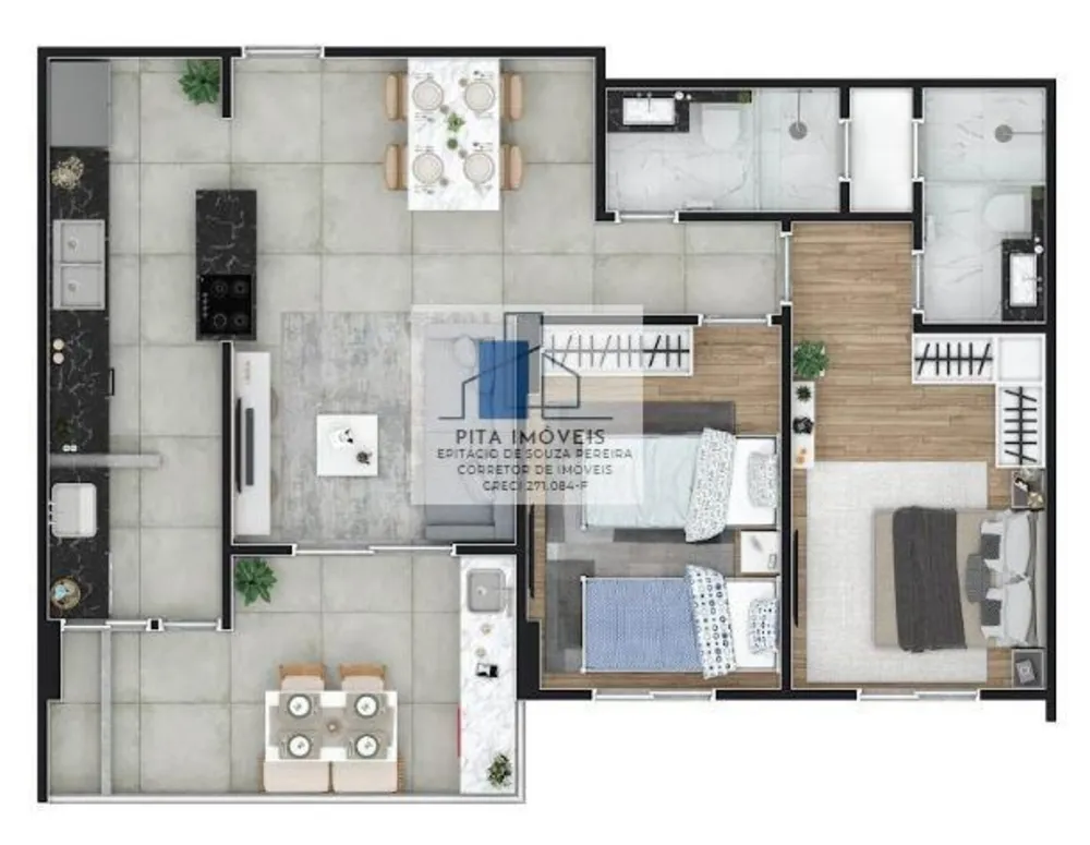 Apartamento, 2 quartos, 67 m² - Foto 19