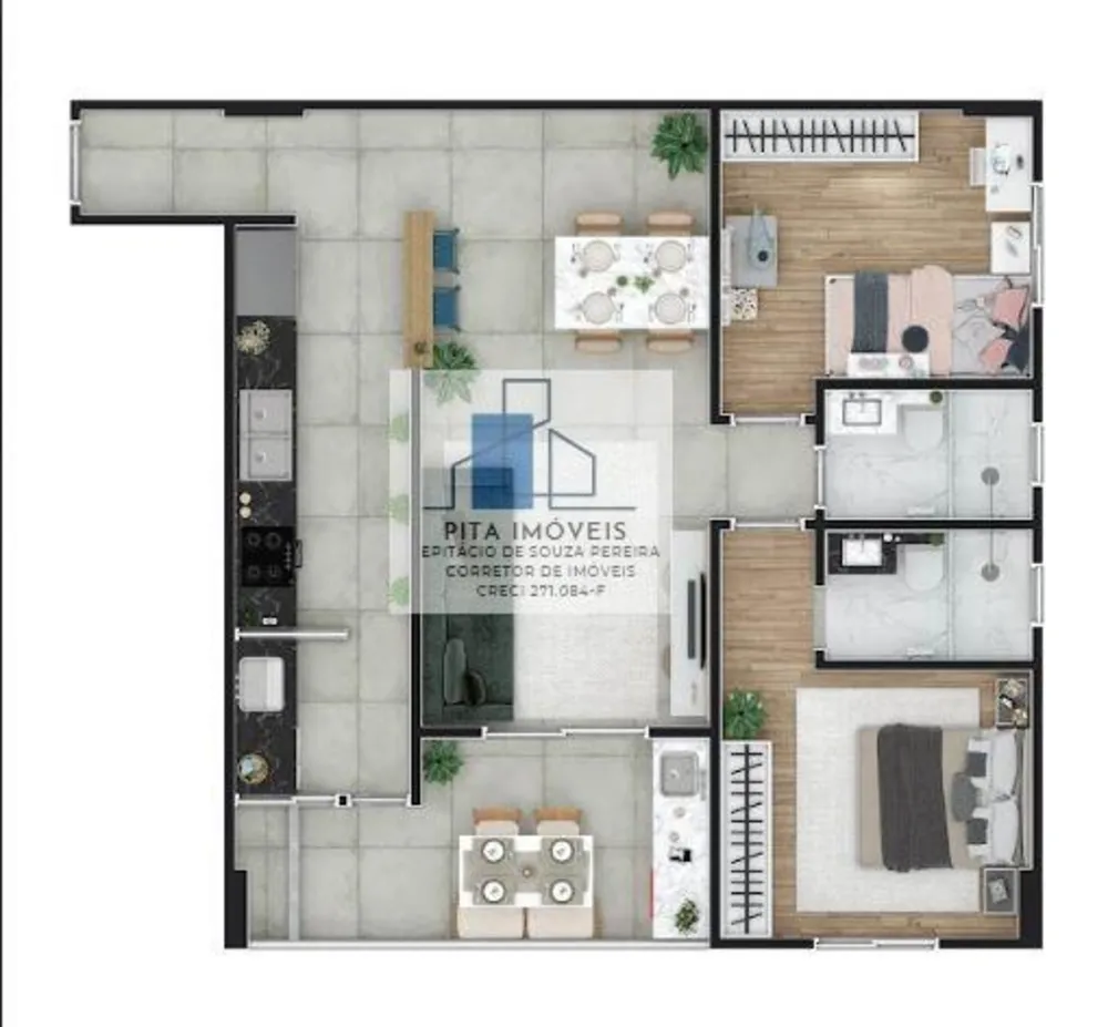 Apartamento, 2 quartos, 67 m² - Foto 16