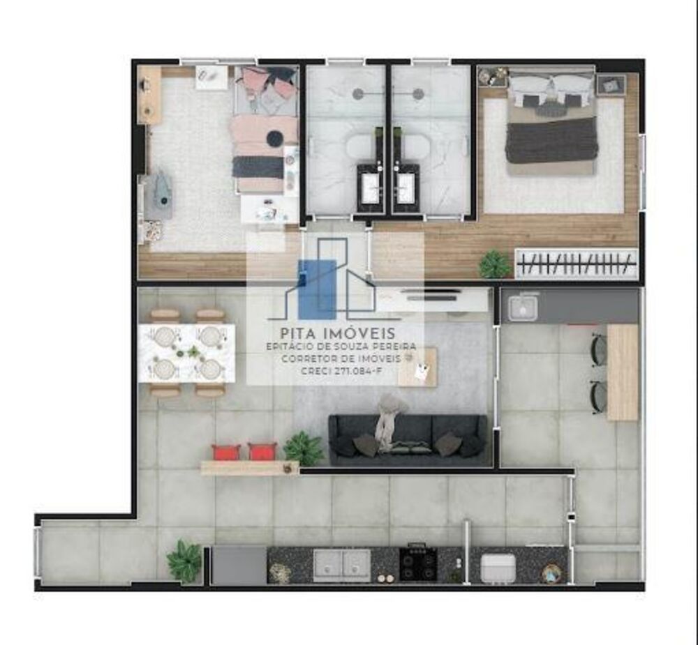 Apartamento, 2 quartos, 67 m² - Foto 7