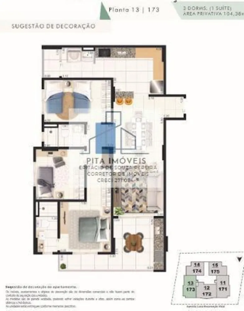 Apartamento, 3 quartos, 104 m² - Foto 22