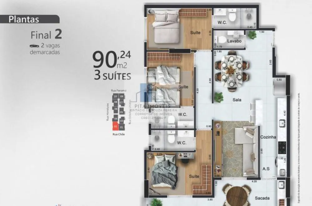 Apartamento, 1 quarto, 59 m² - Foto 5