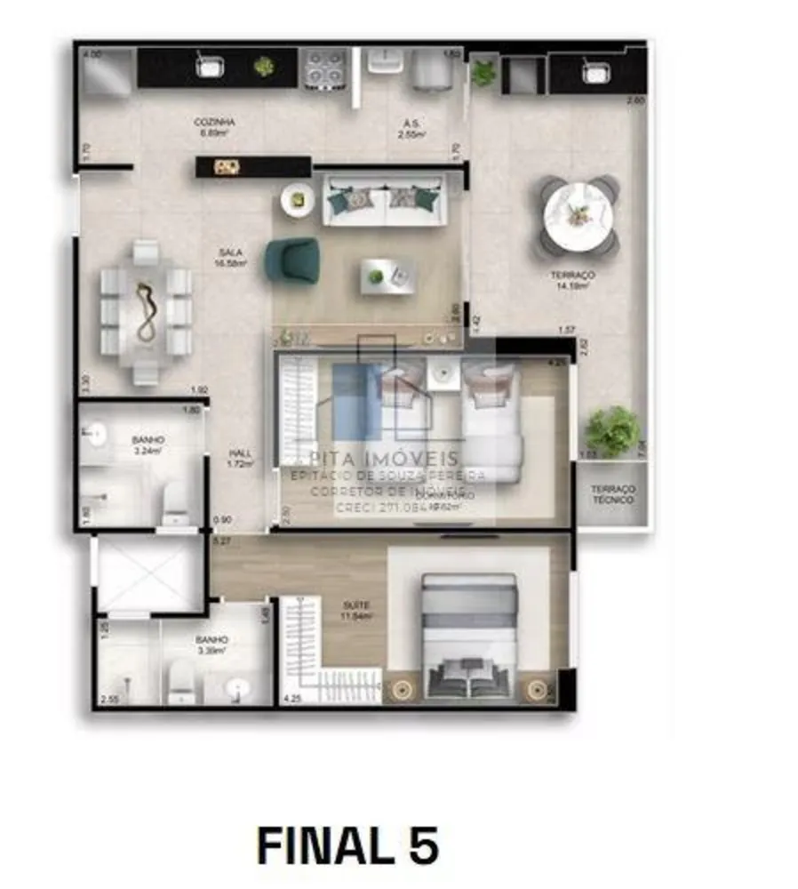 Apartamento, 2 quartos, 78 m² - Foto 15
