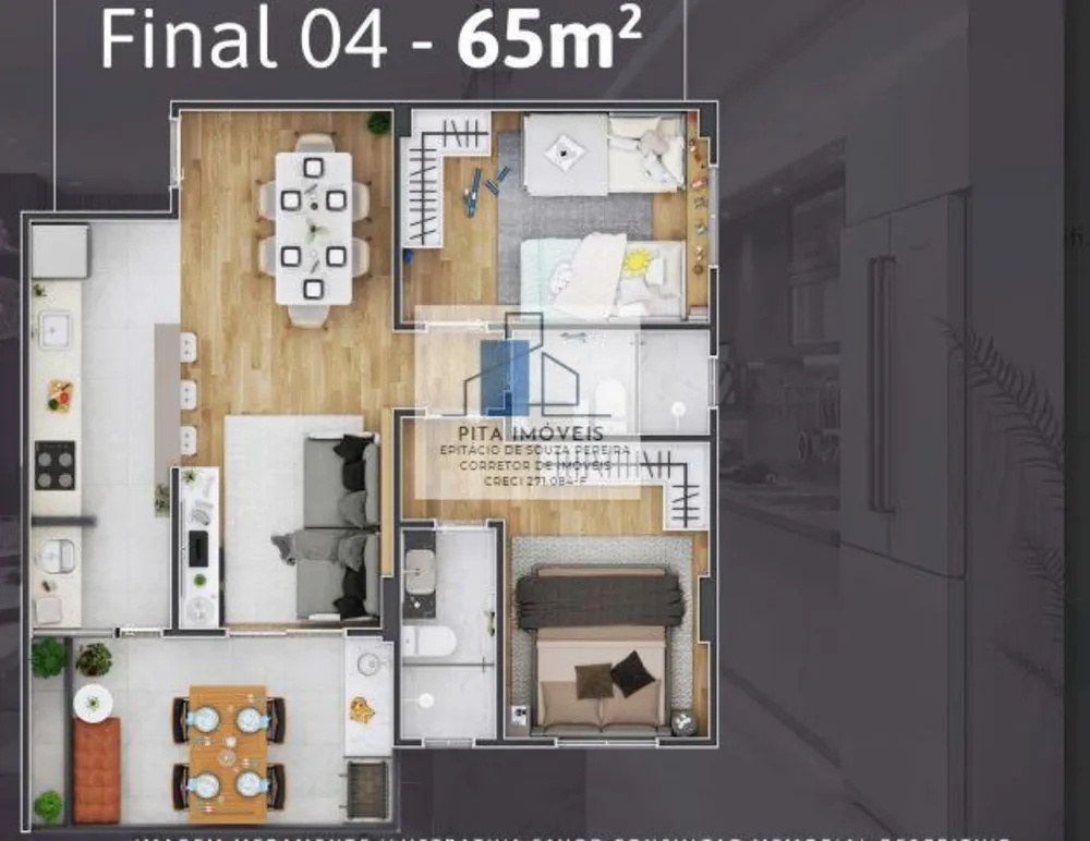 Apartamento, 2 quartos, 65 m² - Foto 16