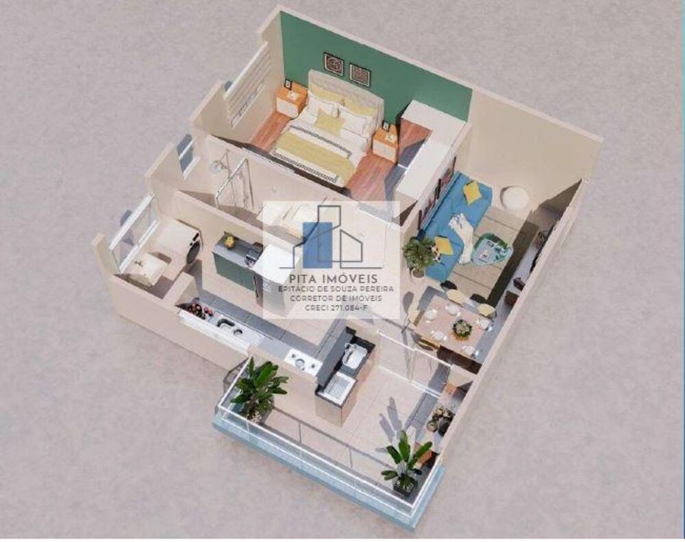 Apartamento, 1 quarto, 48 m² - Foto 5