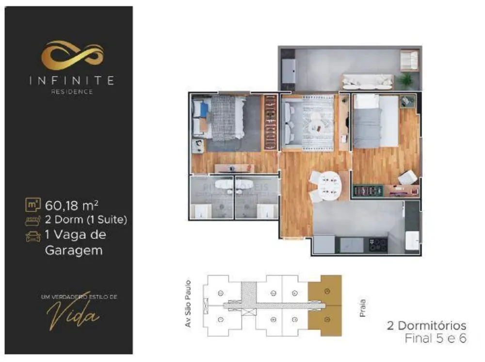 Apartamento, 2 quartos, 60 m² - Foto 10