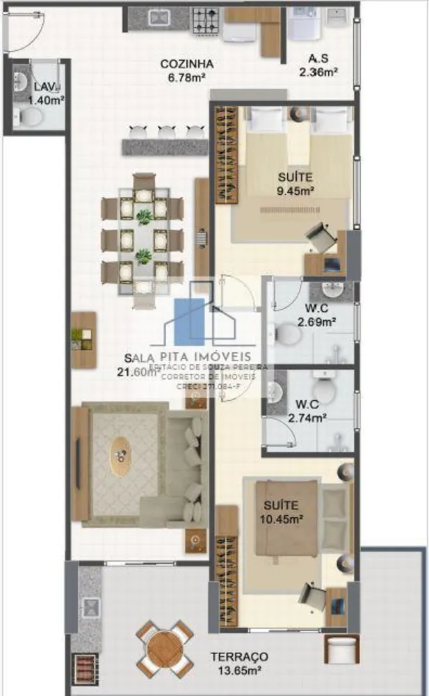 Apartamento, 3 quartos, 117 m² - Foto 4