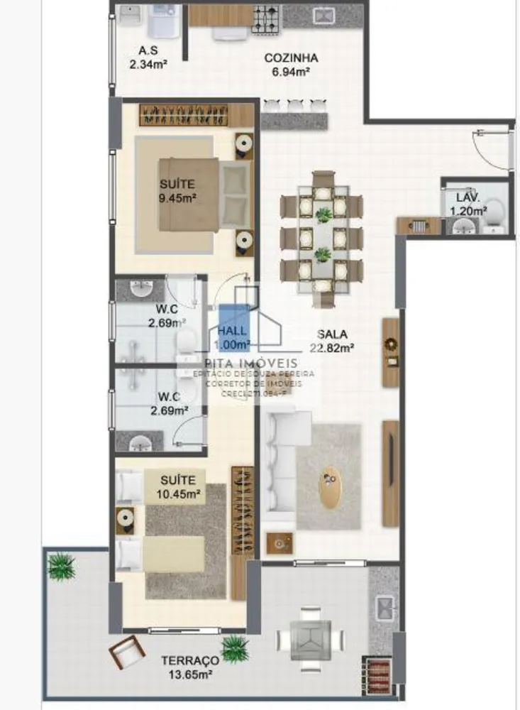 Apartamento, 3 quartos, 117 m² - Foto 12