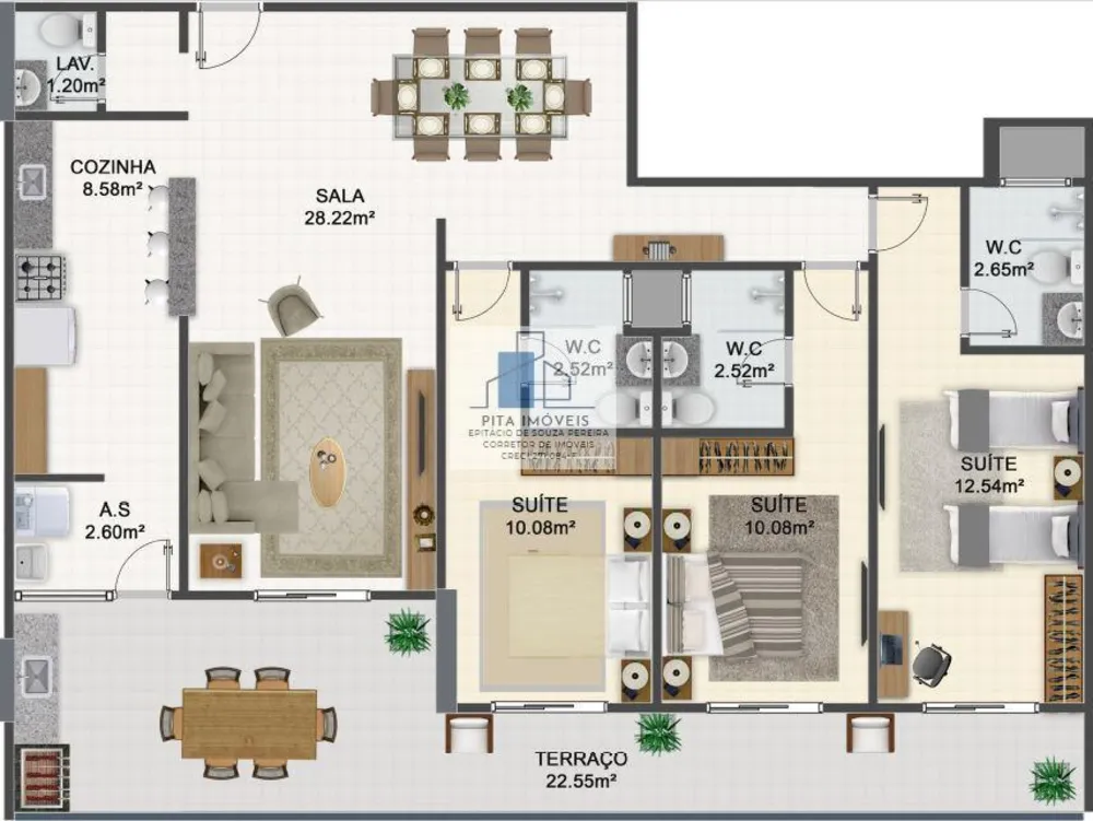Apartamento, 3 quartos, 117 m² - Foto 11
