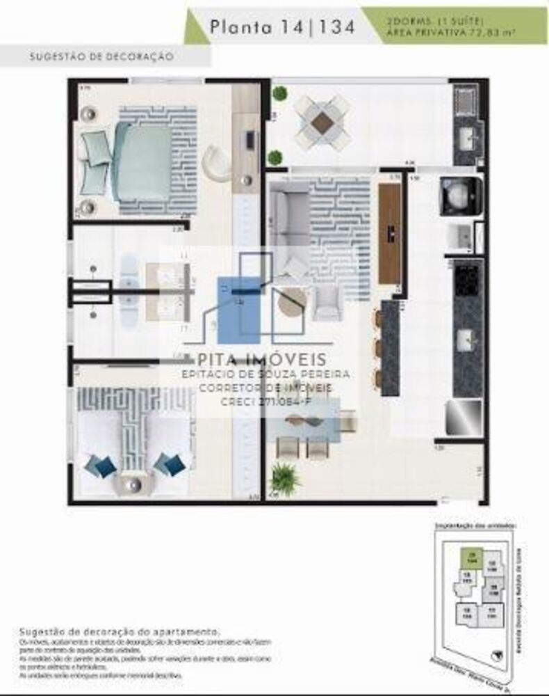 Apartamento, 2 quartos, 72 m² - Foto 15