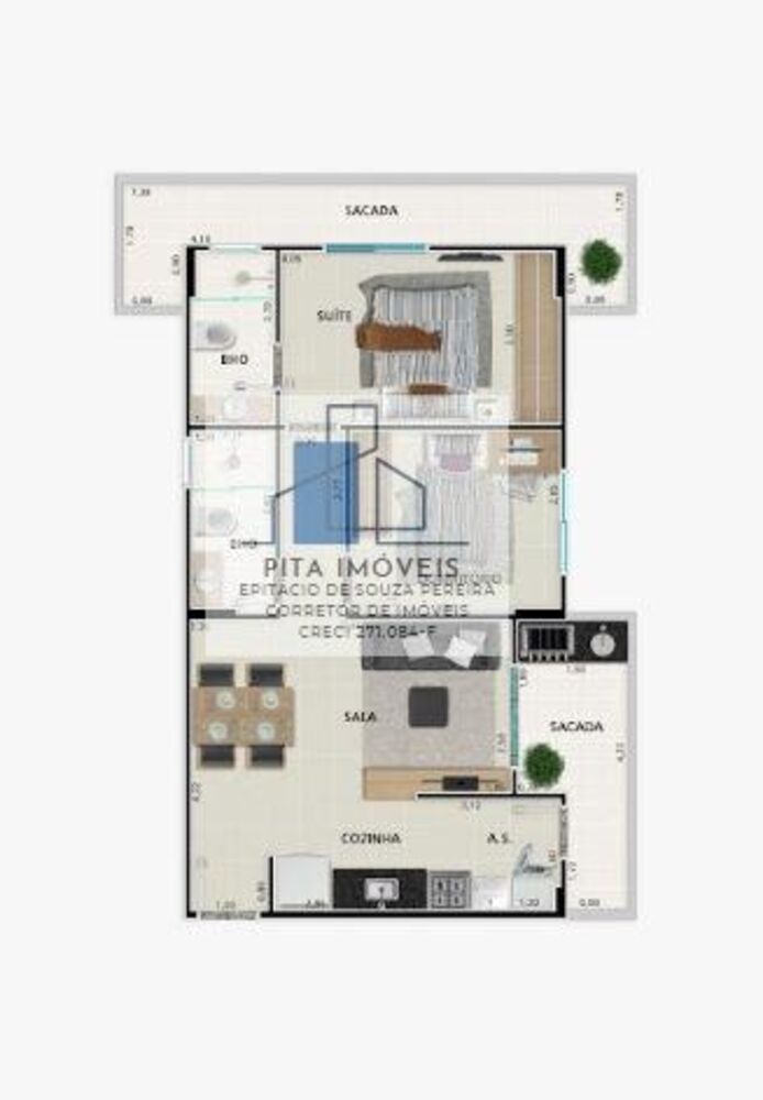 Apartamento, 2 quartos, 71 m² - Foto 12