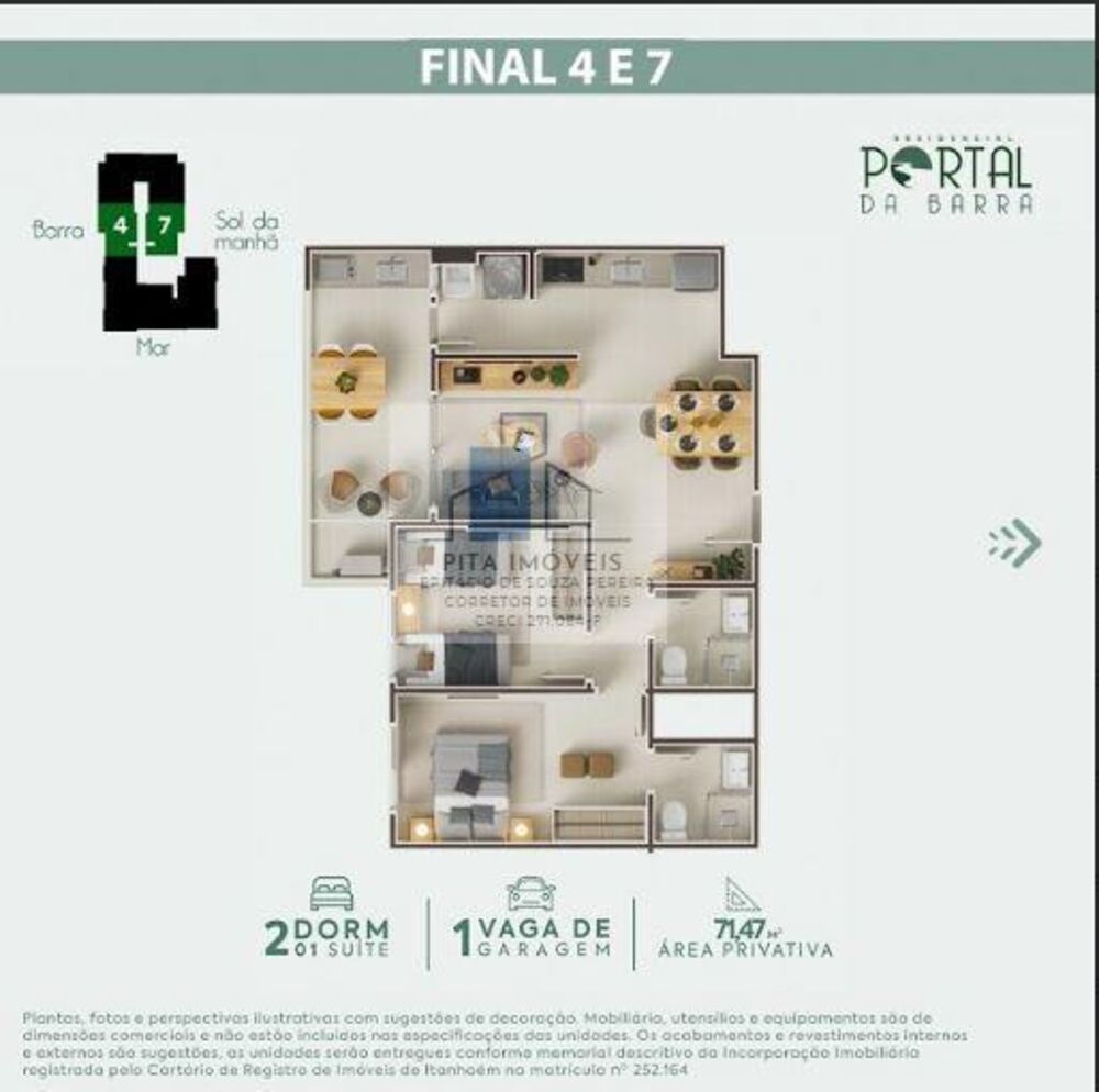 Apartamento, 2 quartos, 71 m² - Foto 10