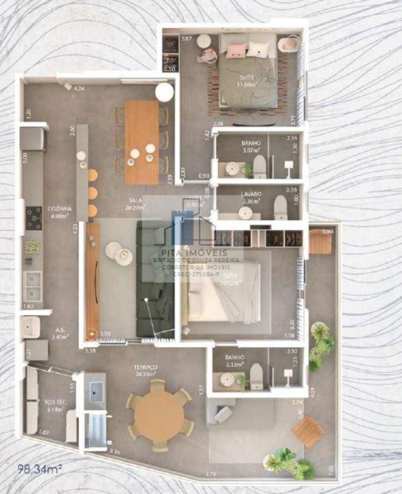 Apartamento, 2 quartos, 63 m² - Foto 13