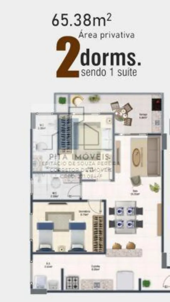 Apartamento, 2 quartos, 65 m² - Foto 14