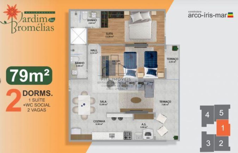 Apartamento, 2 quartos, 85 m² - Foto 34