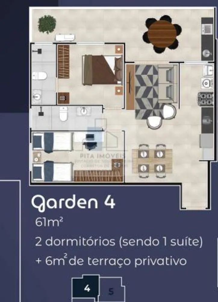 Apartamento, 2 quartos, 61 m² - Foto 4