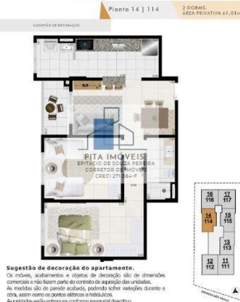 Apartamento, 2 quartos, 60 m² - Foto 6