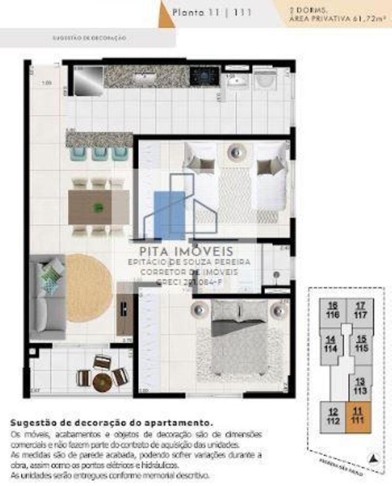 Apartamento, 2 quartos, 60 m² - Foto 3