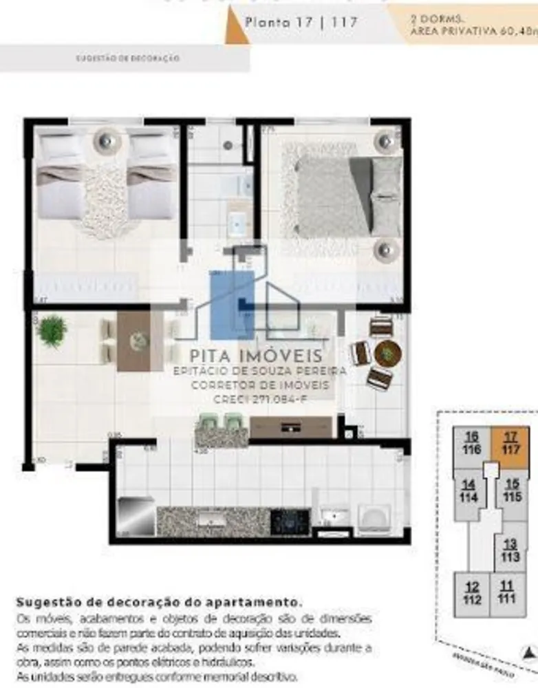 Apartamento, 2 quartos, 60 m² - Foto 9