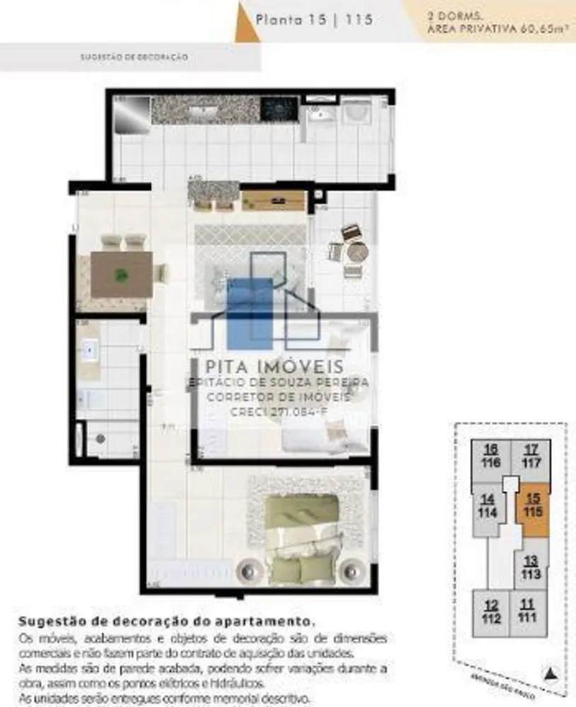 Apartamento, 2 quartos, 60 m² - Foto 7