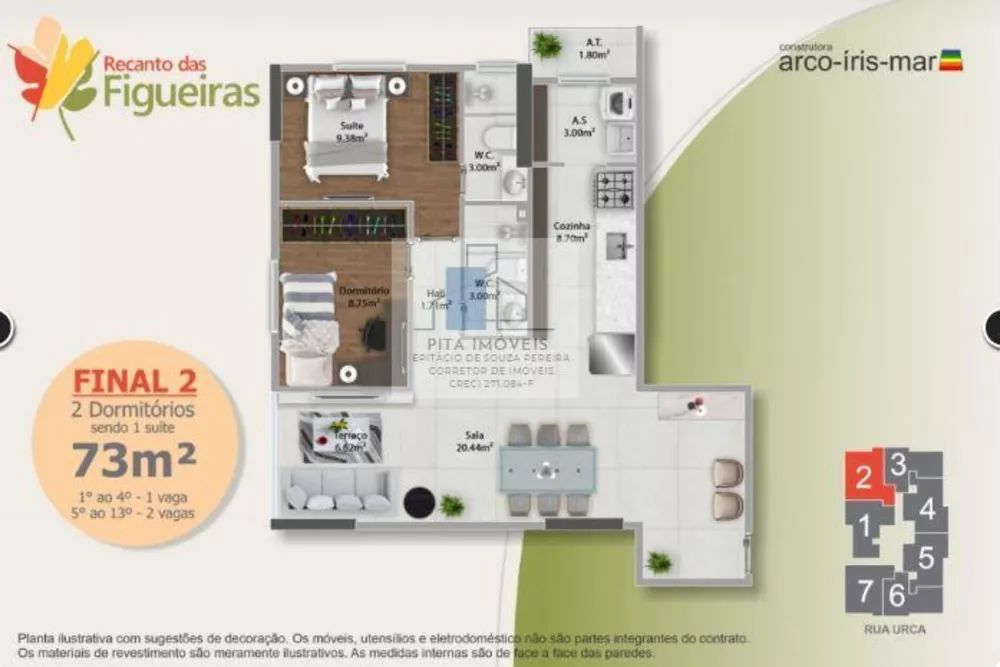 Apartamento, 2 quartos, 66 m² - Foto 8