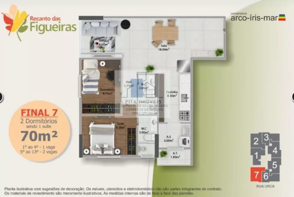 Apartamento, 2 quartos, 66 m² - Foto 13