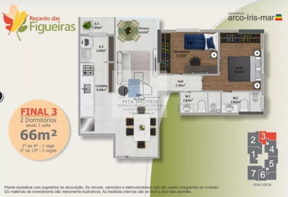 Apartamento, 2 quartos, 66 m² - Foto 5