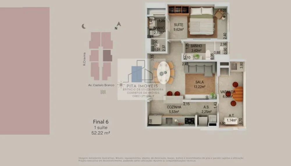 Apartamento, 2 quartos, 69 m² - Foto 20