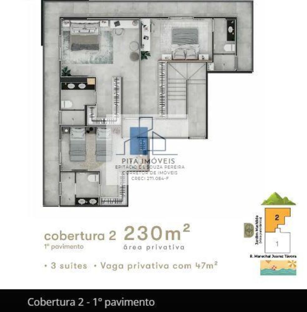 Cobertura, 3 quartos, 230 m² - Foto 27