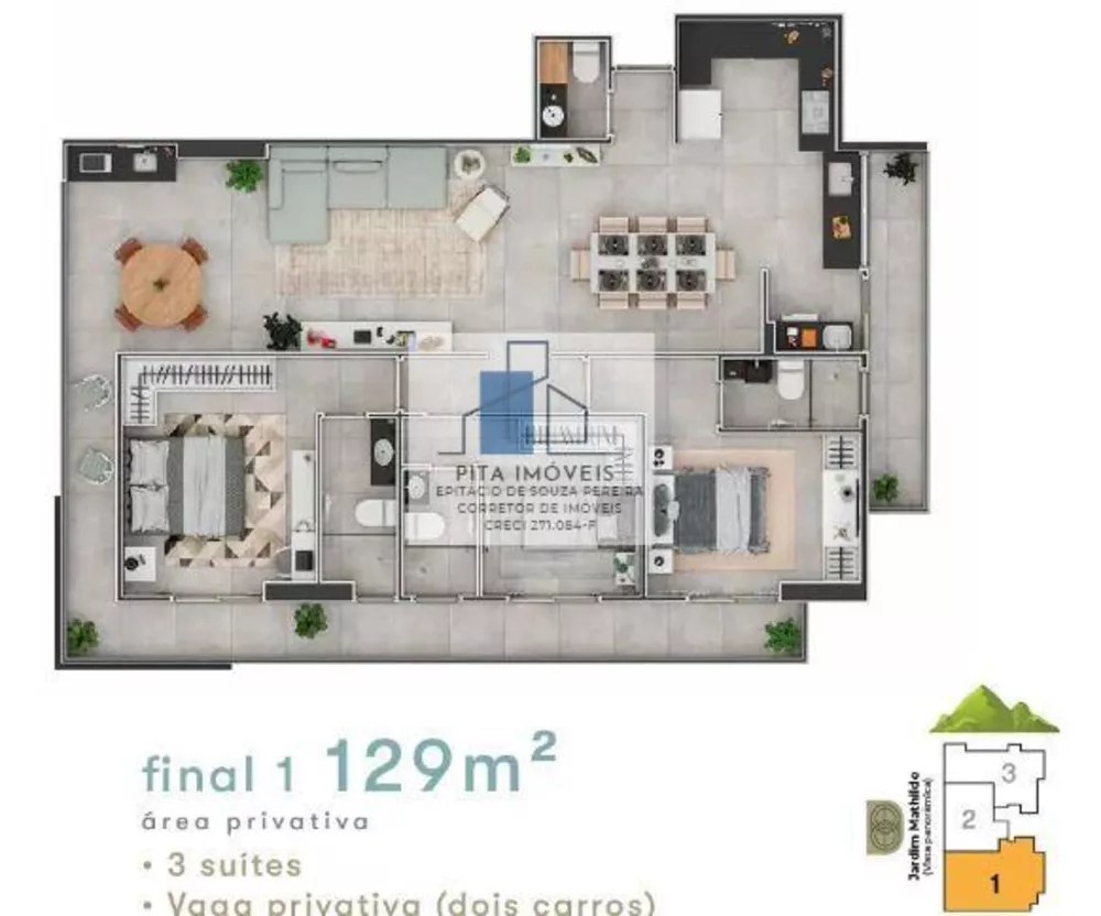 Cobertura, 3 quartos, 230 m² - Foto 5