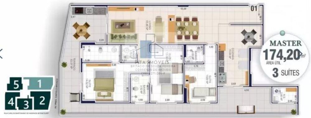 Apartamento, 3 quartos, 174 m² - Foto 4