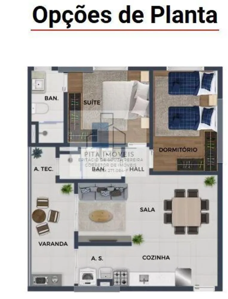 Apartamento, 2 quartos, 60 m² - Foto 10
