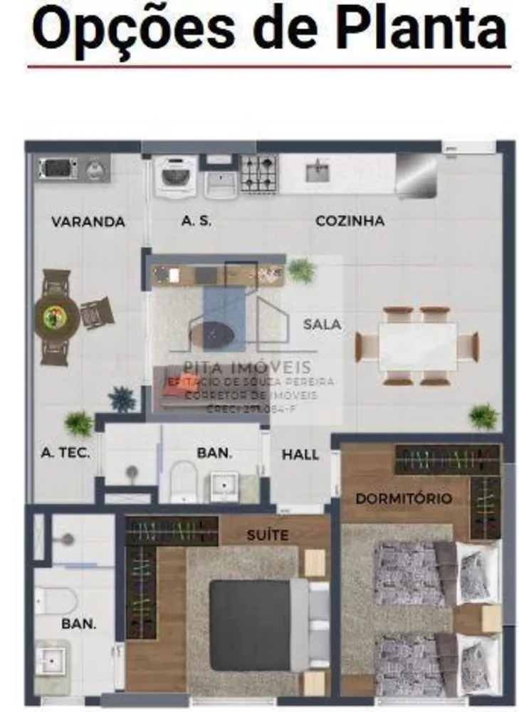 Apartamento, 2 quartos, 60 m² - Foto 5