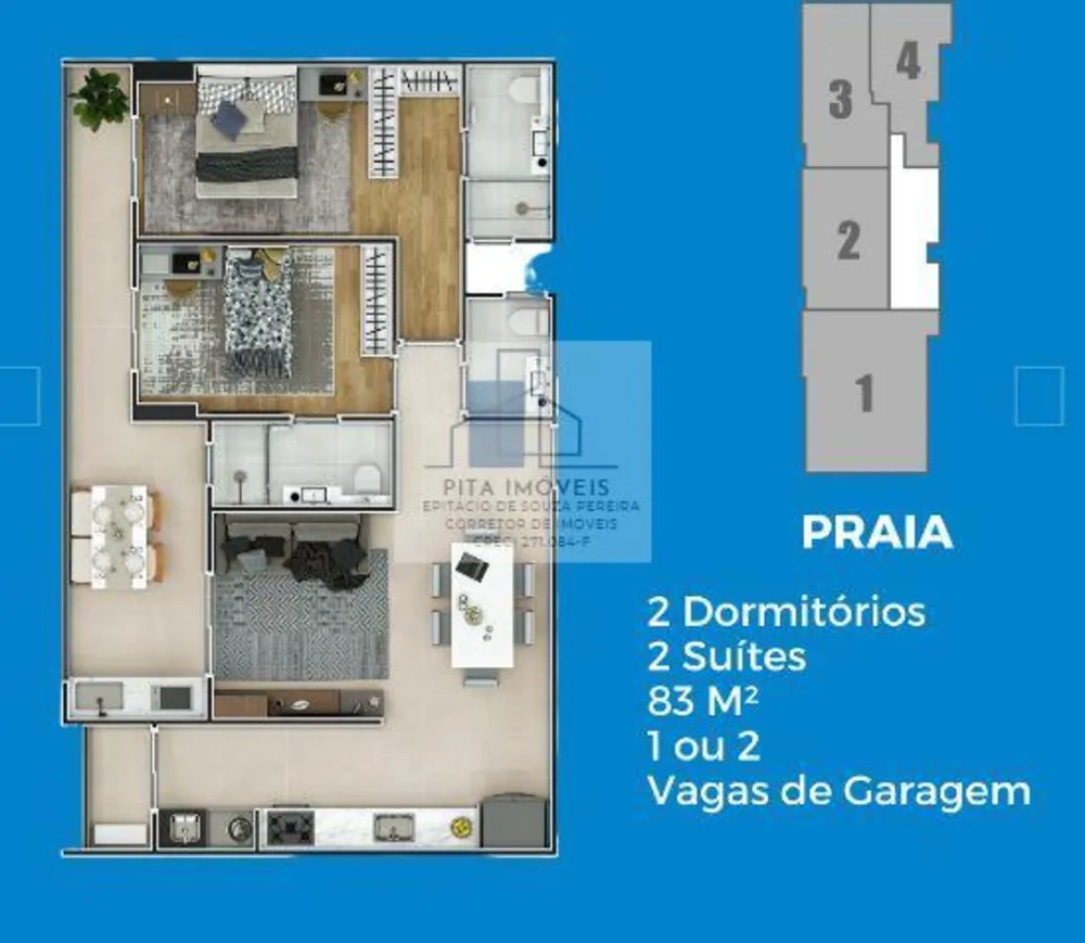 Apartamento, 2 quartos, 85 m² - Foto 4